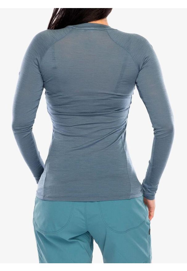 Bluza merino damska Inov-8 Merino Long Sleeve T-Shirt. Kolor: niebieski. Długość rękawa: długi rękaw