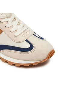 Lauren Ralph Lauren Sneakersy Dani 802947907001 Beżowy. Kolor: beżowy. Materiał: materiał