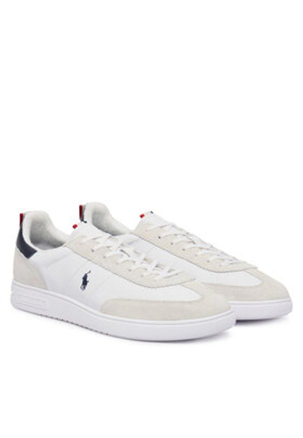 Polo Ralph Lauren Sneakersy 809P01619001 Biały. Kolor: biały. Materiał: skóra