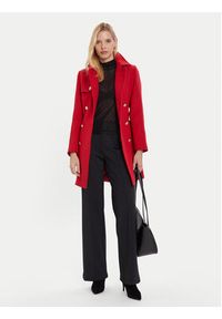 Morgan Płaszcz wełniany 242-GEVA Czerwony Regular Fit. Kolor: czerwony. Materiał: syntetyk #6