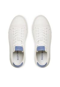 Badura Sneakersy BOZEMAN-06 MI08 Biały. Kolor: biały. Materiał: skóra
