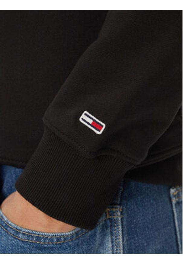Tommy Jeans Bluza Entry Graphic DM0DM20849 Czarny Regular Fit. Kolor: czarny. Materiał: bawełna