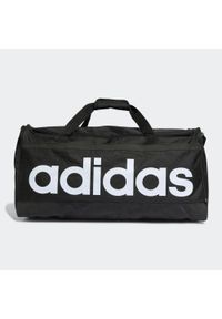 Adidas - Essentials Duffel Bag Large. Kolor: wielokolorowy, czarny, biały. Materiał: materiał