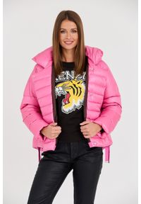 DIEGO M Różowa damska kurtka, Rozmiar 42 EU - 46 IT. Kolor: różowy #6