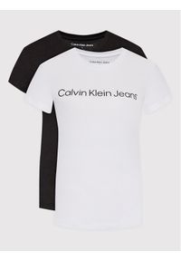 Calvin Klein Jeans Komplet 2 t-shirtów J20J220161 Kolorowy Slim Fit. Materiał: bawełna. Wzór: kolorowy #1