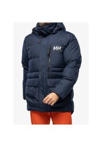 Kurtka zimowa męska Helly Hansen Tromsoe Jacket. Kolor: niebieski. Materiał: puch. Sezon: zima. Sport: narciarstwo #1