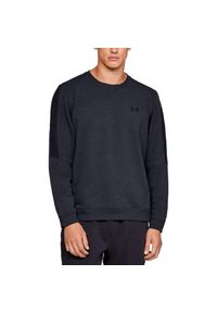 Bluza treningowa męska Under Armour Microthread Fleece Crew. Kolor: czarny. Materiał: poliester, bawełna. Sport: fitness #1