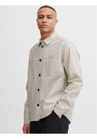 !SOLID - Solid Koszula 21107710 Beżowy Regular Fit. Kolor: beżowy. Materiał: bawełna