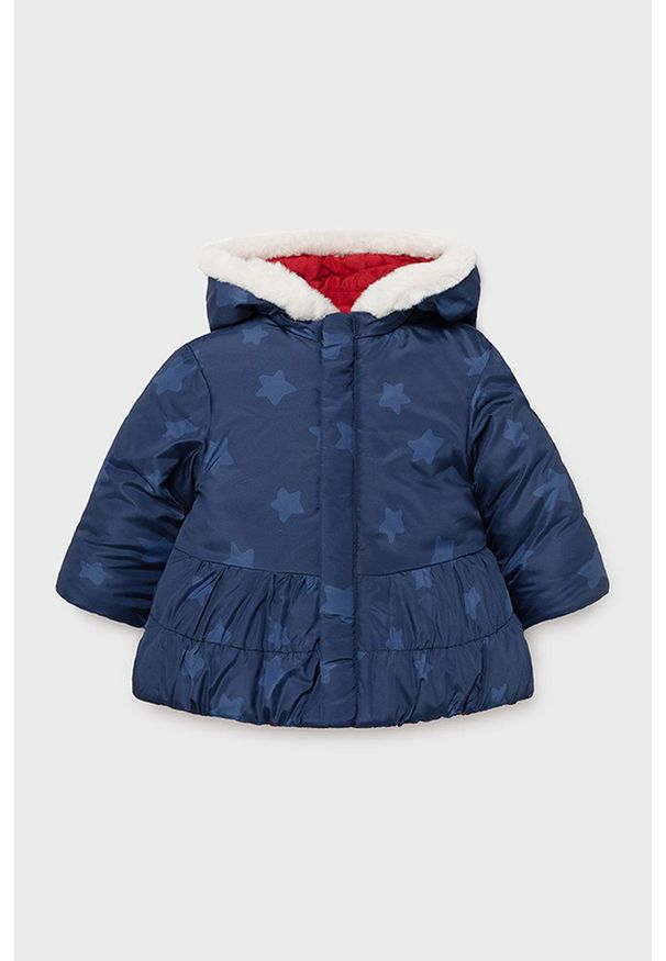 Mayoral Newborn Kurtka dwustronna dziecięca kolor czerwony. Okazja: na co dzień. Kolor: czerwony. Materiał: poliester. Styl: casual