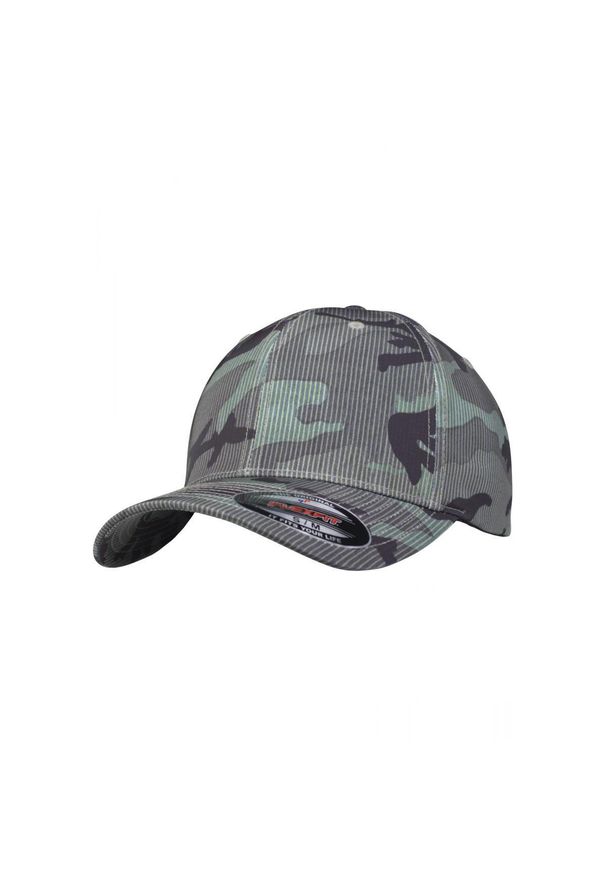 FLEXFIT - Czapka Flexfit Stripe. Kolor: czarny