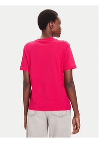 Calvin Klein Jeans T-Shirt Hero Classic LV047B865G Różowy Regular Fit. Kolor: różowy. Materiał: bawełna