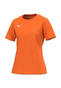 Koszulka damska Mizuno Team. Kolor: pomarańczowy. Sport: fitness #1
