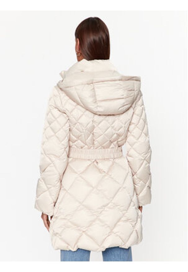 Guess Płaszcz zimowy W3BL36 WEX52 Beżowy Regular Fit. Kolor: beżowy. Materiał: syntetyk. Sezon: zima