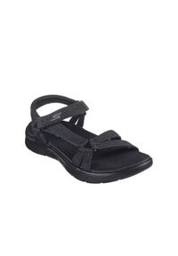 skechers - Sandały damskie SKECHERS Go Walk Flex Sandal Sublime. Kolor: czarny