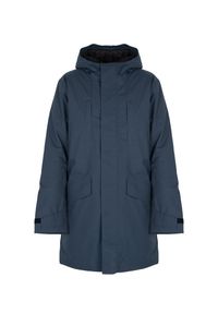 Geox Kurtka "Clintford" | M2621D T2940 | Mężczyzna | Granatowy. Okazja: na spacer. Typ kołnierza: kaptur. Kolor: niebieski. Materiał: poliester. Długość: długie. Styl: elegancki #3