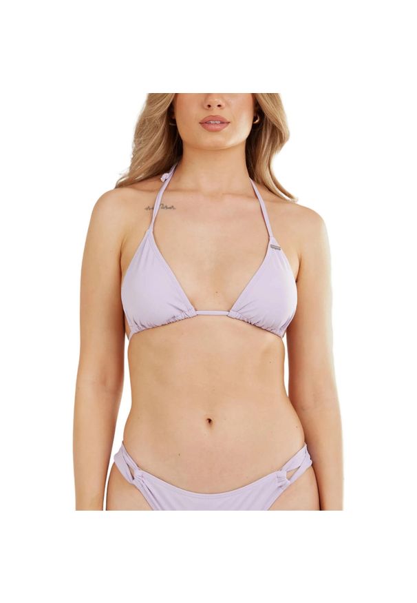 FUNDANGO - Góra łazienki damskie Fundango Innisfil Triangle Top. Kolor: fioletowy. Materiał: poliamid, materiał