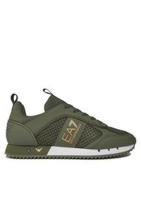 EA7 Emporio Armani Sneakersy X8X027 XK050 T529 Zielony. Kolor: zielony. Materiał: materiał