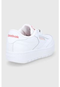 Reebok Classic buty dziecięce CLUB C DOUBLE GW9121 kolor biały. Zapięcie: sznurówki. Kolor: biały. Materiał: guma. Model: Reebok Classic, Reebok Club #3