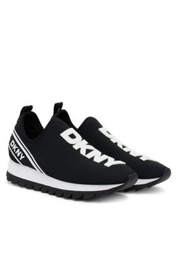 DKNY Sneakersy Abbi K3500764 Czarny. Kolor: czarny. Materiał: materiał