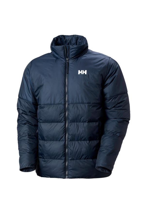 Kurtka puchowa Helly Hansen Oslo Light Puffy. Kolor: niebieski. Materiał: puch. Sezon: zima, jesień. Styl: elegancki