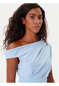 Rinascimento Sukienka koktajlowa CFC0125334003 Błękitny Slim Fit. Kolor: niebieski. Materiał: syntetyk. Styl: wizytowy #2