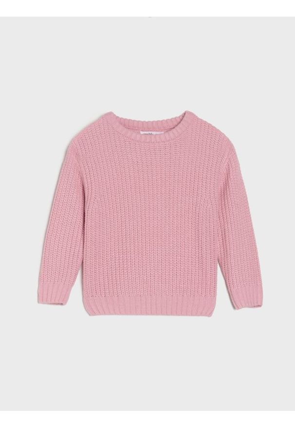 Sinsay - Sweter - różowy. Kolor: różowy