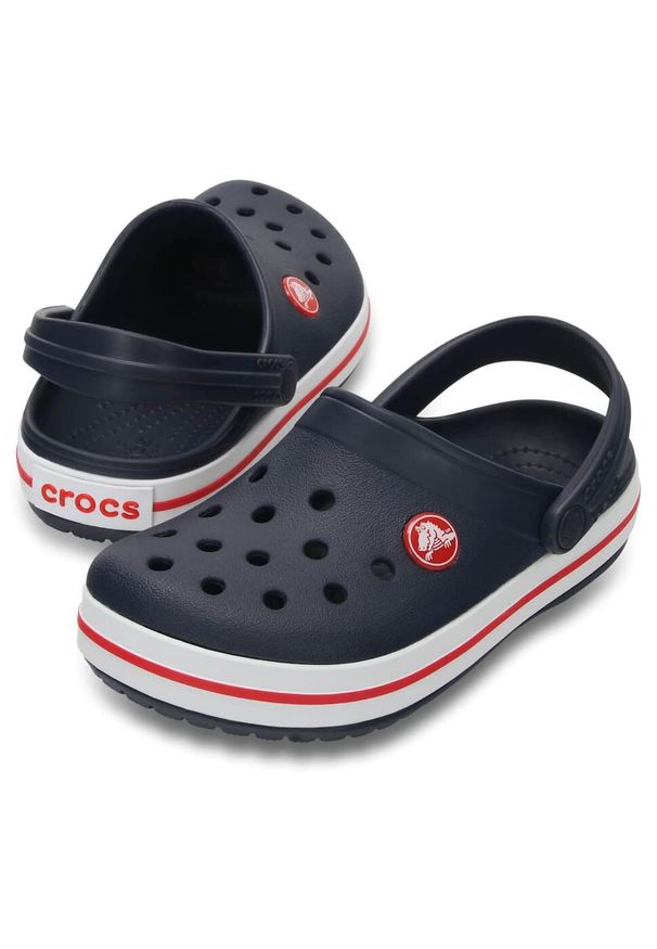 Buty klapki sandały chodaki dziecięce Crocs Crocband Clog. Kolor: niebieski. Styl: sportowy