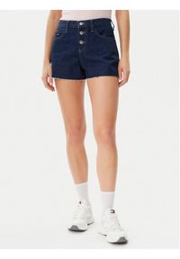 Tommy Jeans Szorty jeansowe DW0DW20094 Granatowy Relaxed Fit. Kolor: niebieski. Materiał: bawełna #1