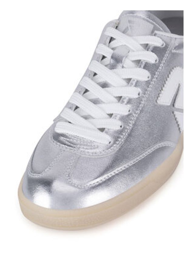 Rieker Revolution Lifestyle Sneakersy W2200-90 Srebrny. Kolor: srebrny. Materiał: skóra