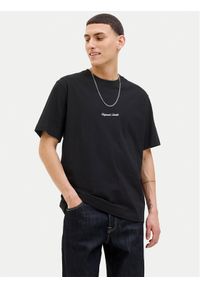 Jack & Jones - Jack&Jones T-Shirt Norrebro 12282892 Czarny Relaxed Fit. Kolor: czarny. Materiał: bawełna