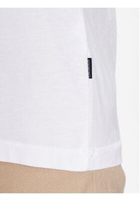 Lindbergh T-Shirt 30-420051 Biały Regular Fit. Kolor: biały. Materiał: bawełna