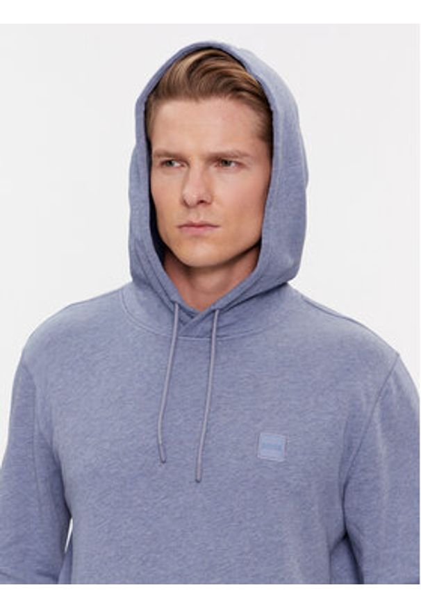 BOSS - Boss Bluza Wetalk 50509314 Niebieski Regular Fit. Kolor: niebieski. Materiał: bawełna