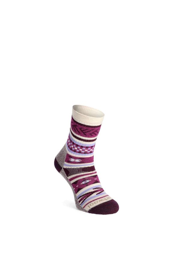 Skarpety merino męskie Smartwool Everyday Cabin Games Crew Socks. Kolor: fioletowy
