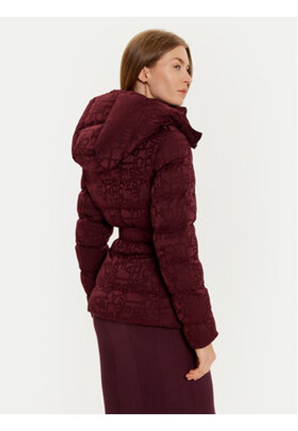 Elisabetta Franchi Kurtka przejściowa PI-70D-46E1-V640 Bordowy Regular Fit. Kolor: czerwony. Materiał: syntetyk