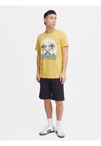 Blend T-Shirt 20716517 Żółty Regular Fit. Kolor: żółty. Materiał: bawełna #4