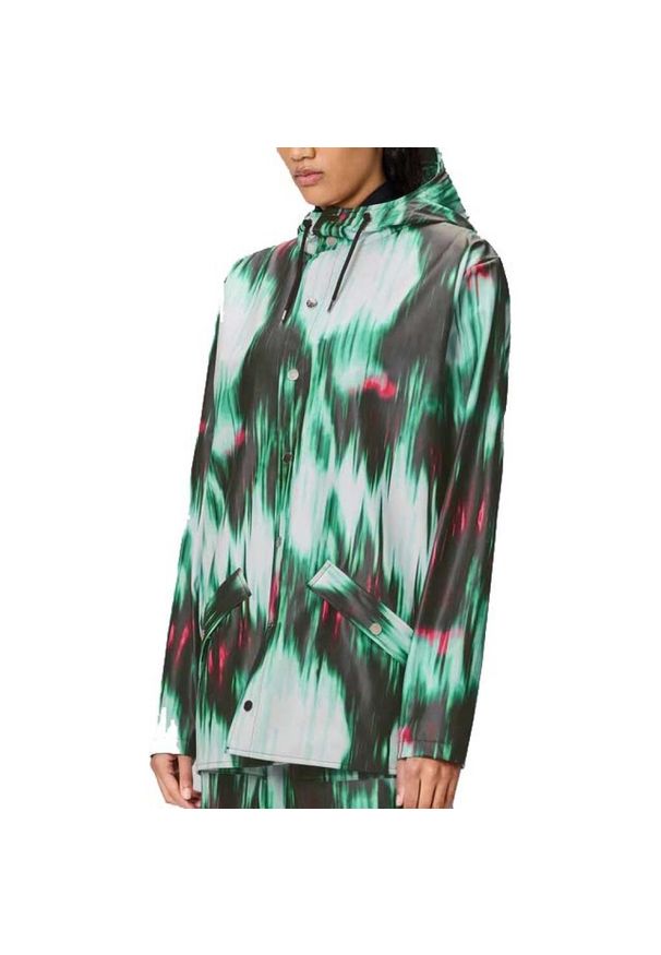 Rains - Kurtka RAINS JACKET V3 Zielony. Kolor: zielony. Materiał: tkanina, syntetyk