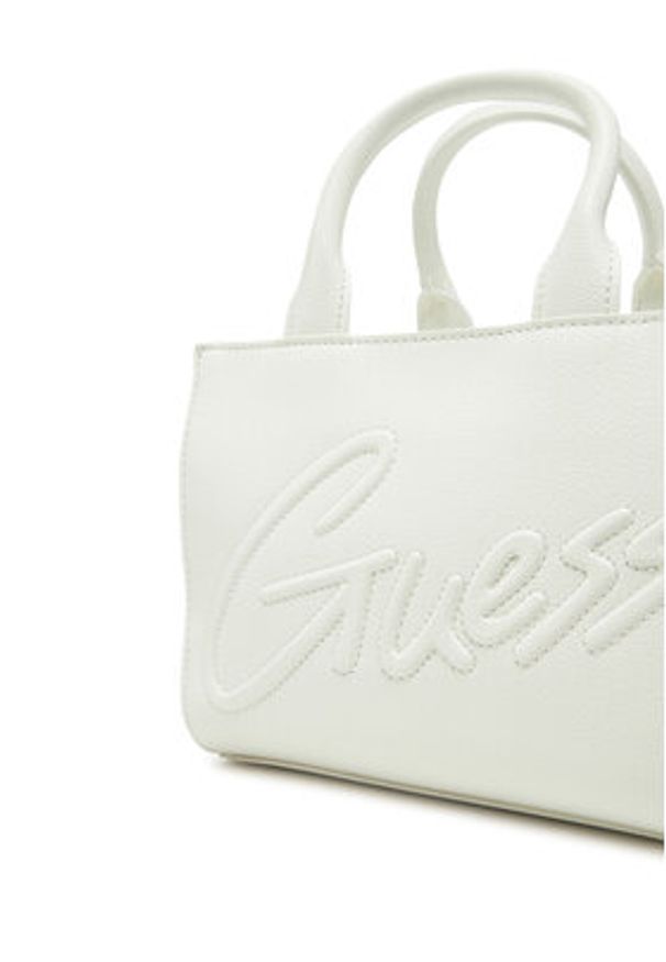 Guess Torebka J5GZ06 WG730 Écru. Kolor: kremowy. Materiał: skórzane