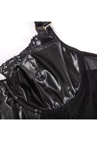 Intica - Body z wycięciem na miseczkach na romantyczne wieczory Adelind. Kolor: czerwony. Materiał: materiał #5