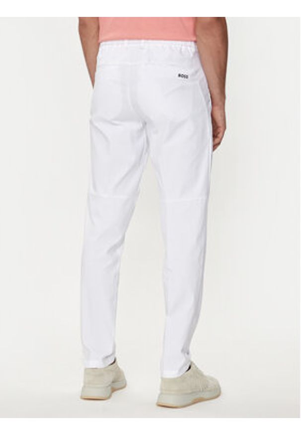 BOSS - Boss Chinosy T_Phoenix 50495488 Biały Regular Fit. Kolor: biały. Materiał: syntetyk