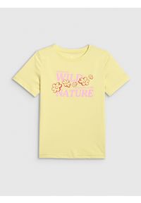 4f - 4F TSHIRT 122 (6-7 lat). Okazja: na co dzień. Kolor: żółty. Materiał: dzianina, bawełna. Sezon: lato. Styl: casual #1