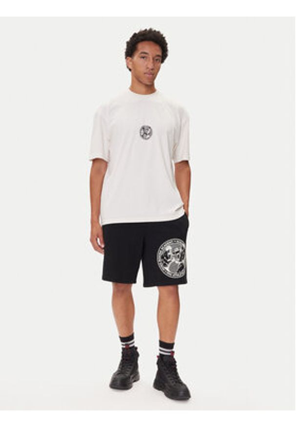 Hugo - HUGO T-Shirt Dwresto 50542366 Biały Regular Fit. Kolor: biały. Materiał: bawełna