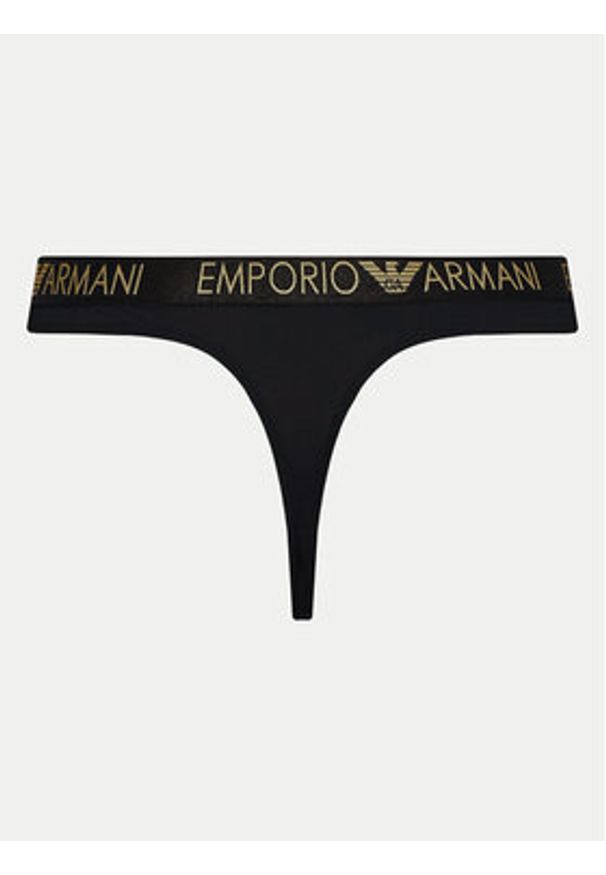 Emporio Armani Underwear Komplet 2 par stringów 163333 4F235 00020 Czarny. Kolor: czarny. Materiał: syntetyk