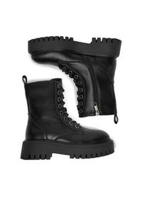 DeeZee Trzewiki CEO-HY66880002-1 Czarny. Kolor: czarny. Materiał: skóra, materiał #8