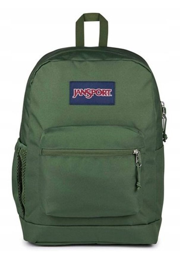JanSport JanSport Cross Town Plus Backpack EK0A5BLB2T3 Zielone One size. Kolor: zielony. Styl: sportowy