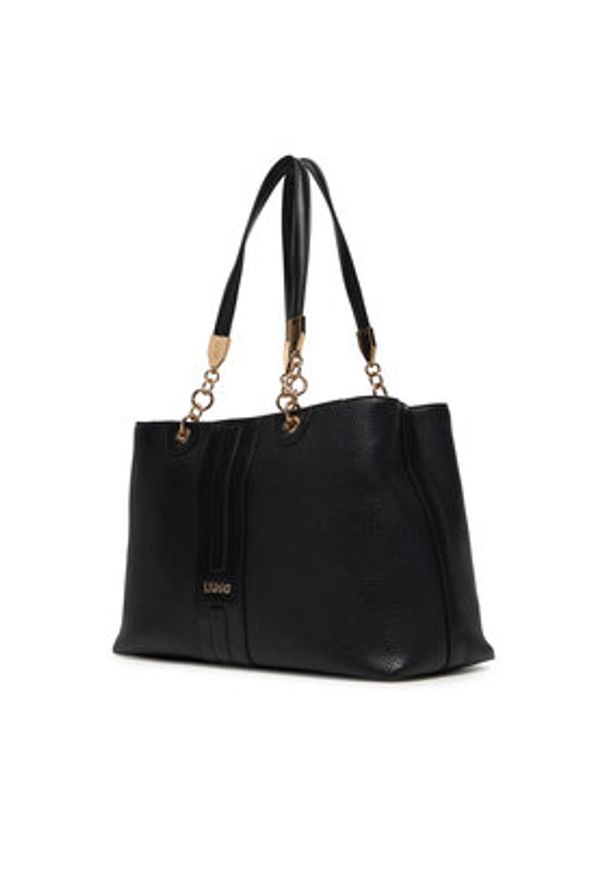 Liu Jo Torebka AA6104 E1109 Czarny. Kolor: czarny. Materiał: skórzane