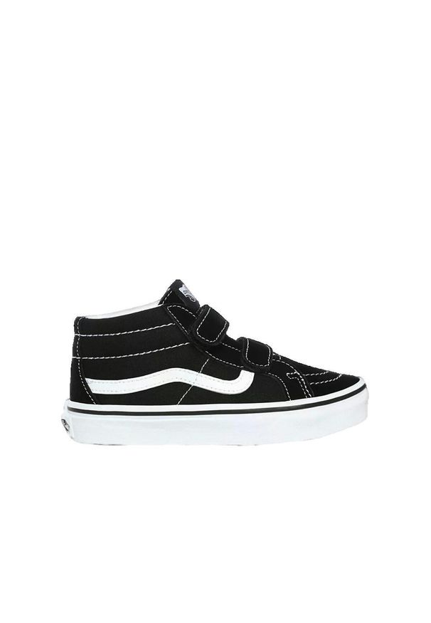 Buty Chłopak Vans Sk8 Reissue V czarny. Okazja: na co dzień. Kolor: czarny. Model: Vans SK8. Sport: turystyka piesza