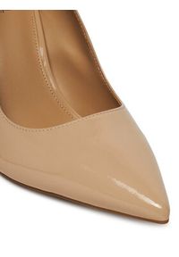 MICHAEL Michael Kors Szpilki Alina Flex High Pump 40R4HNHP1A Beżowy. Kolor: beżowy. Materiał: lakier, skóra. Obcas: na szpilce #4