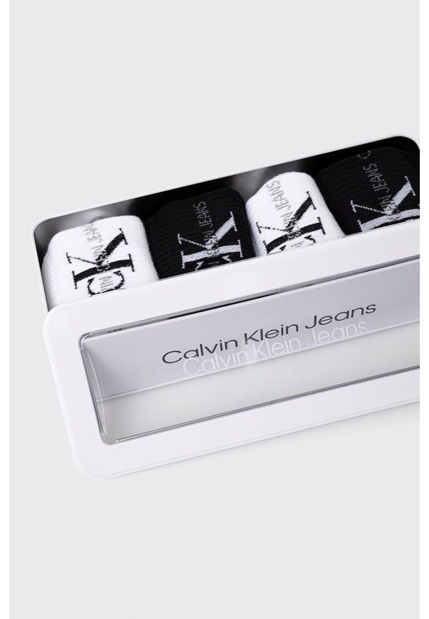 Calvin Klein - Skarpetki (4-pack). Kolor: czarny