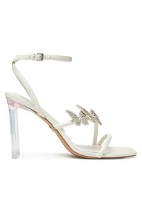 Aldo Sandały Laylia 13966708 Biały. Kolor: biały. Materiał: skóra