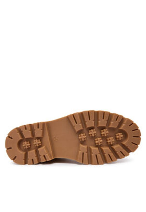 Guess Trapery FMFSIR LEA10 Beżowy. Kolor: beżowy. Materiał: nubuk, skóra